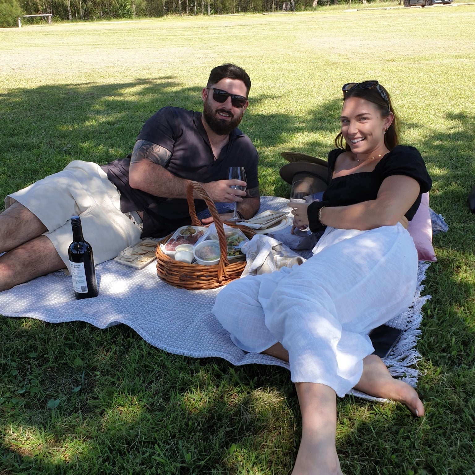 picnic at Stomp Wines
