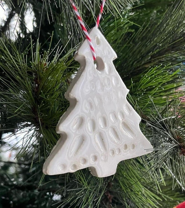 Ceramic Christmas Decoration made at Stomp Wines
